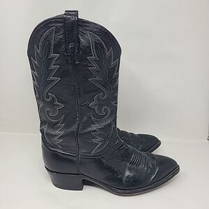 Dan Post Milwaukee Boots Men's 11 EW Leather Black  Cowboy Western